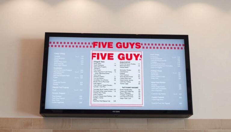 Five Guys Allergen Menu