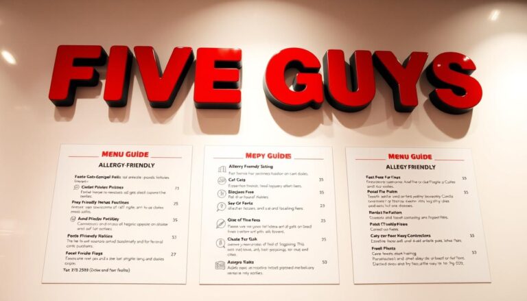 Five Guys Allergy Menu