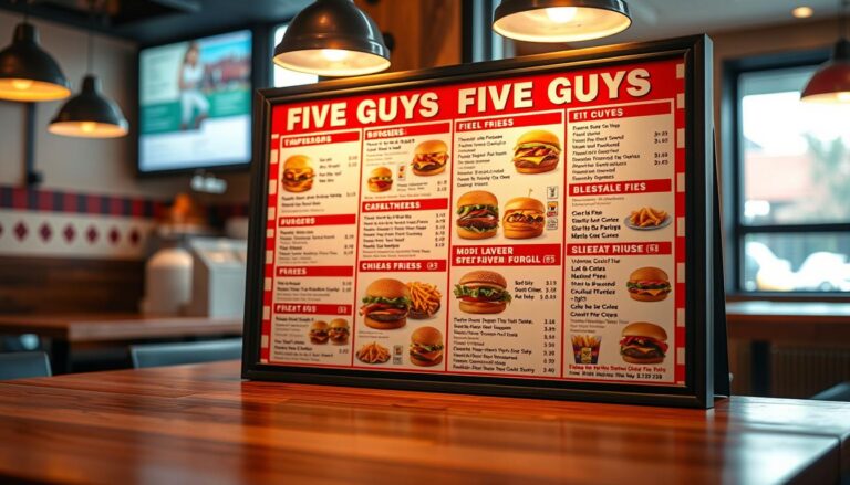 Five Guys Menu