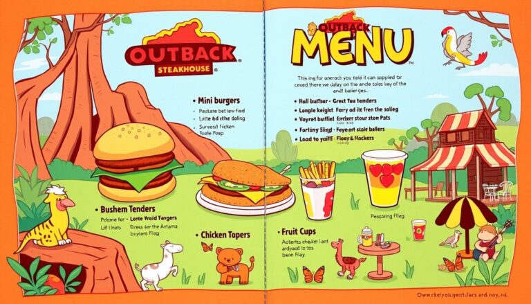 Outback Steakhouse Kids Menu