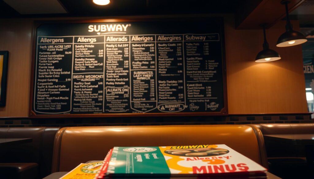 Subway Regional Allergen Menu Variations
