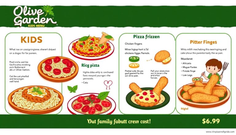 Olive Garden Kids Menu Prices