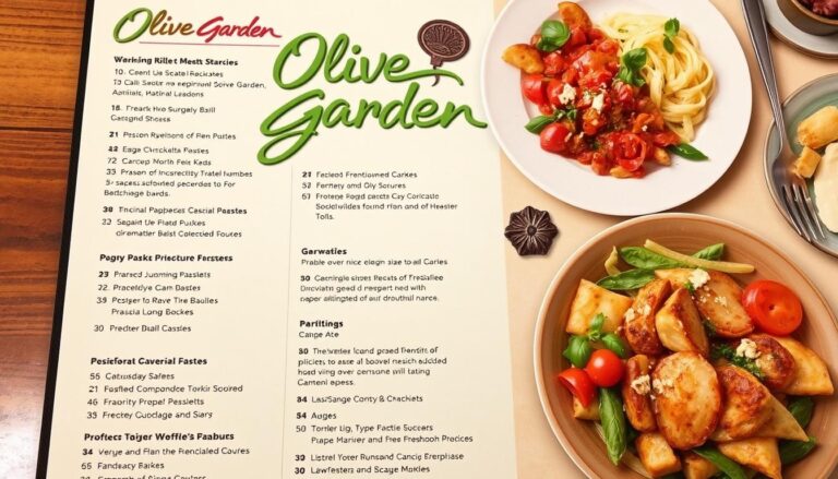 Olive Garden Menu with Prices