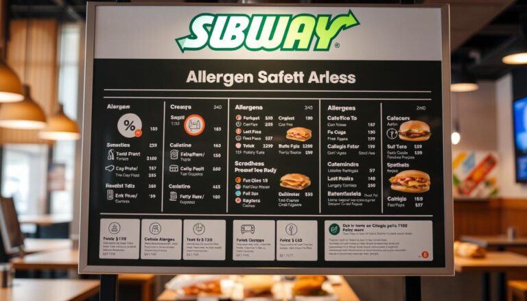 subway allergen menu