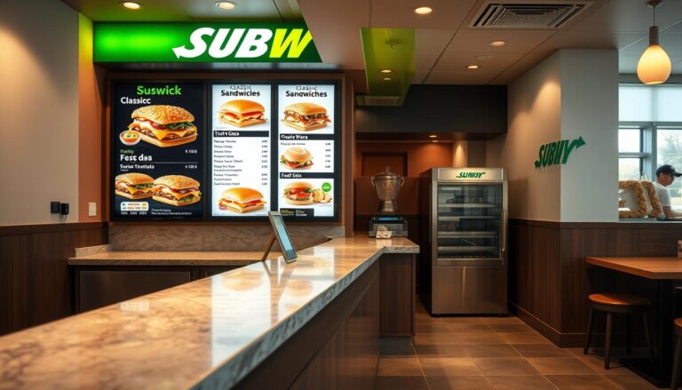 subway classic menu